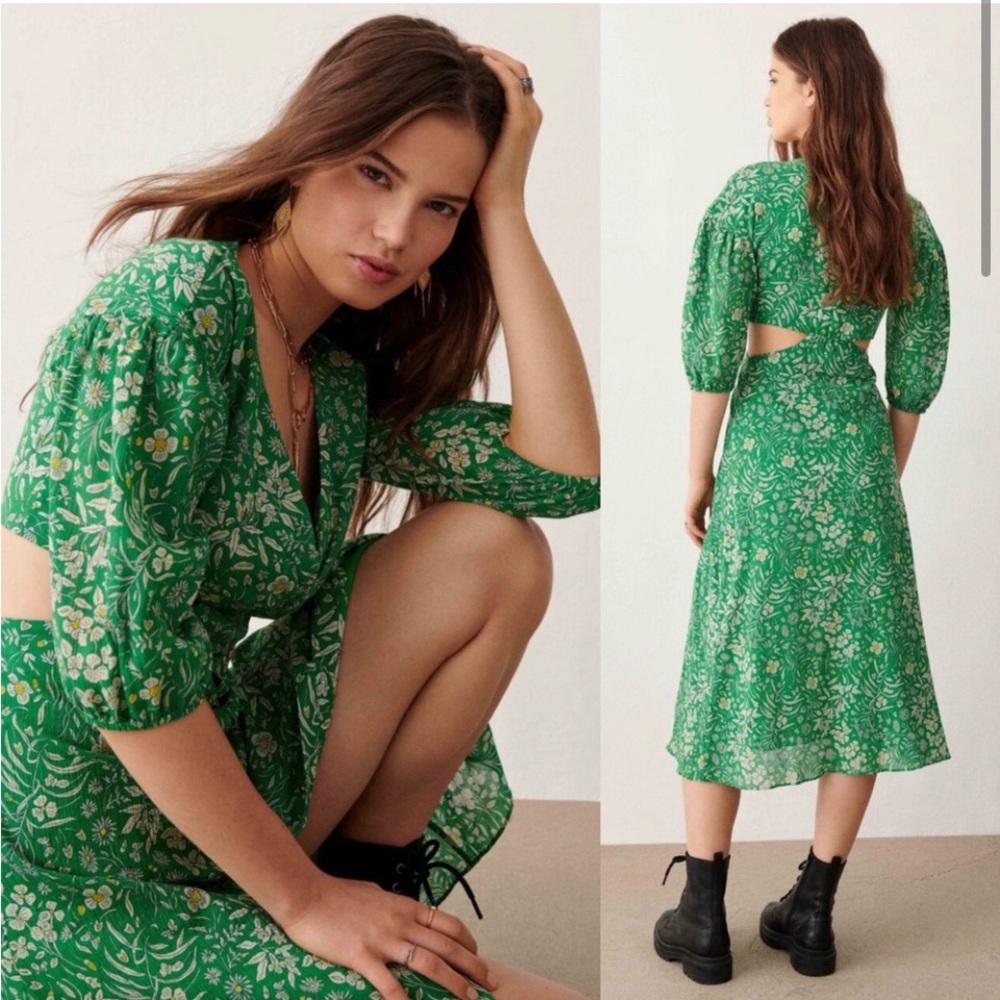 ba&sh Aria cut-out dress